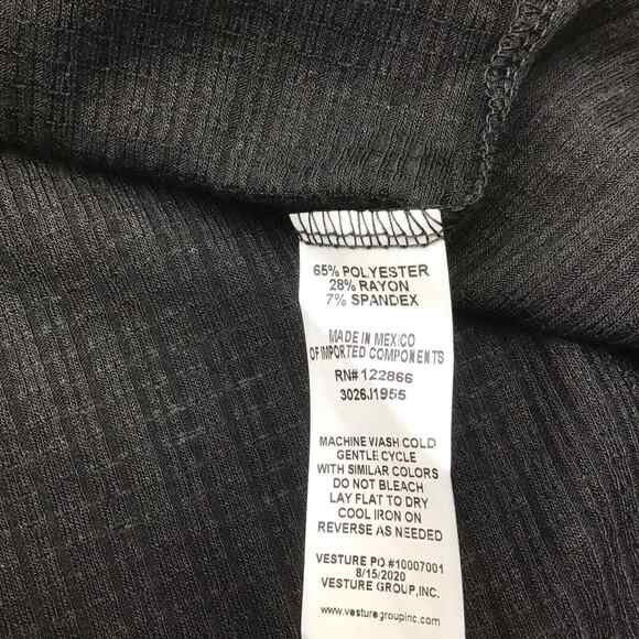 Status By Cheanult Women’s Black Puff Shoulder Long Sleeve Top Size M NWOT - Picture 6 of 16